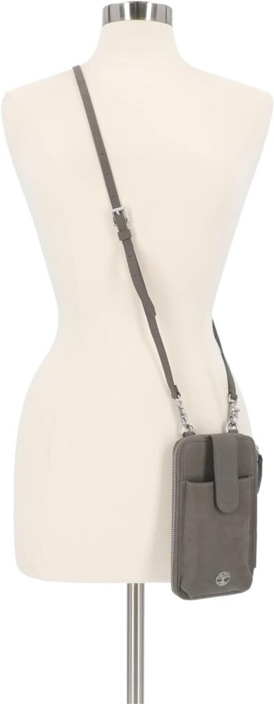 Timberland Womens RFID Leather Phone Crossbody Wallet Bag