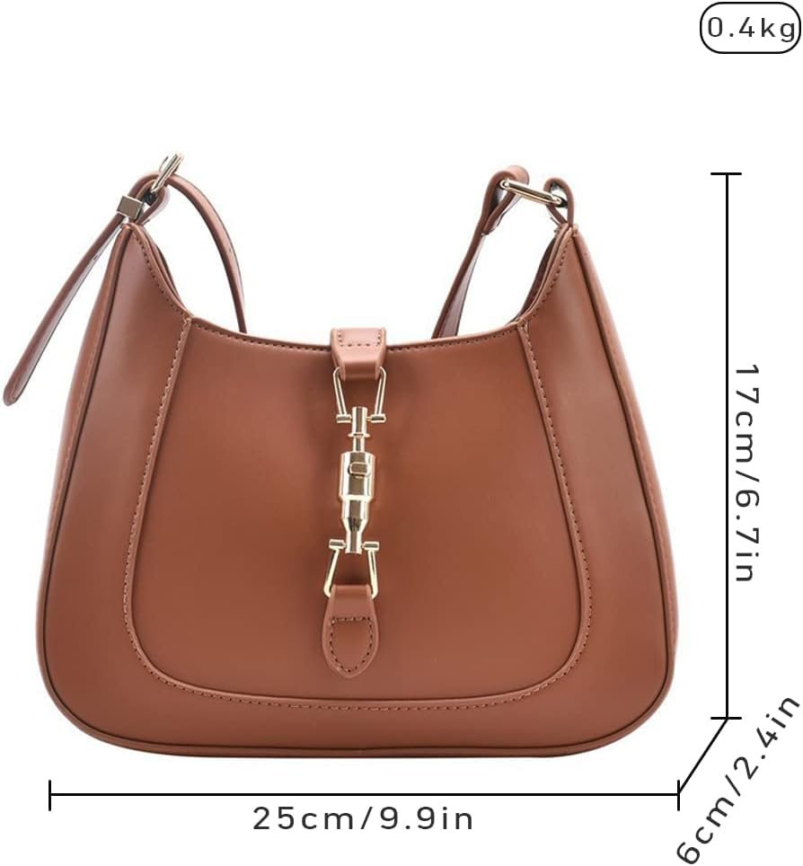 Shoulder Bag Purse for Women, Handbag Crossbody Bag Underarm PU Leather Wallet Tote